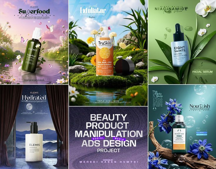 Complete Graphic Design Services for Skincare & Beauty Brands 