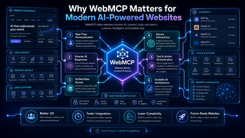 Why WebMCP Matters for Modern AI-Powered Websites
