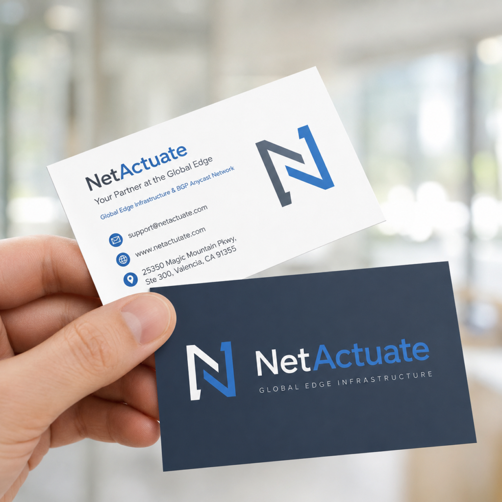 business card for NetActuate