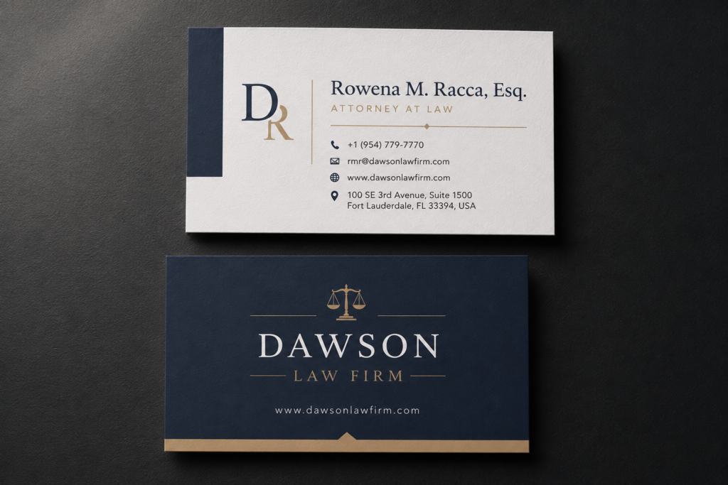 card for US lawyer